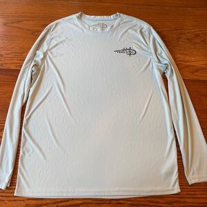 Realtree Men's Sky Blue Long Sleeve Tee